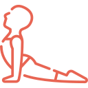 yoga pose icon